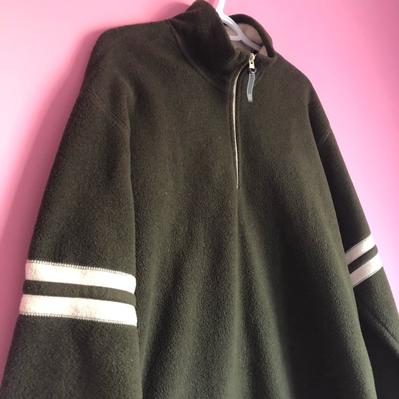 ❗️2/$20❗️ Vintage Olive 3/4 Zip Sweater - Picture 4 of 8